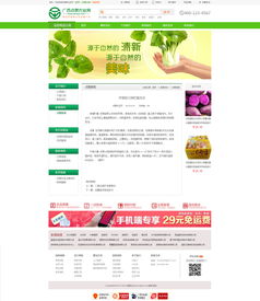 2015年農產品時尚購物網站 融合設計美學與便捷配送的一站式解決方案